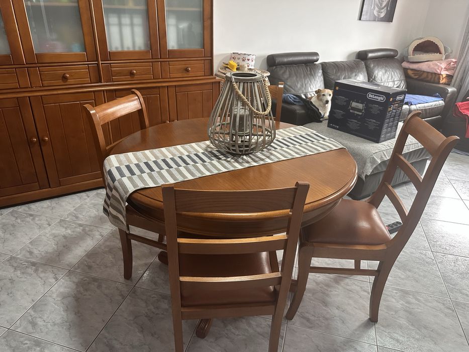 Mobilia de sala em cerejeira madeira