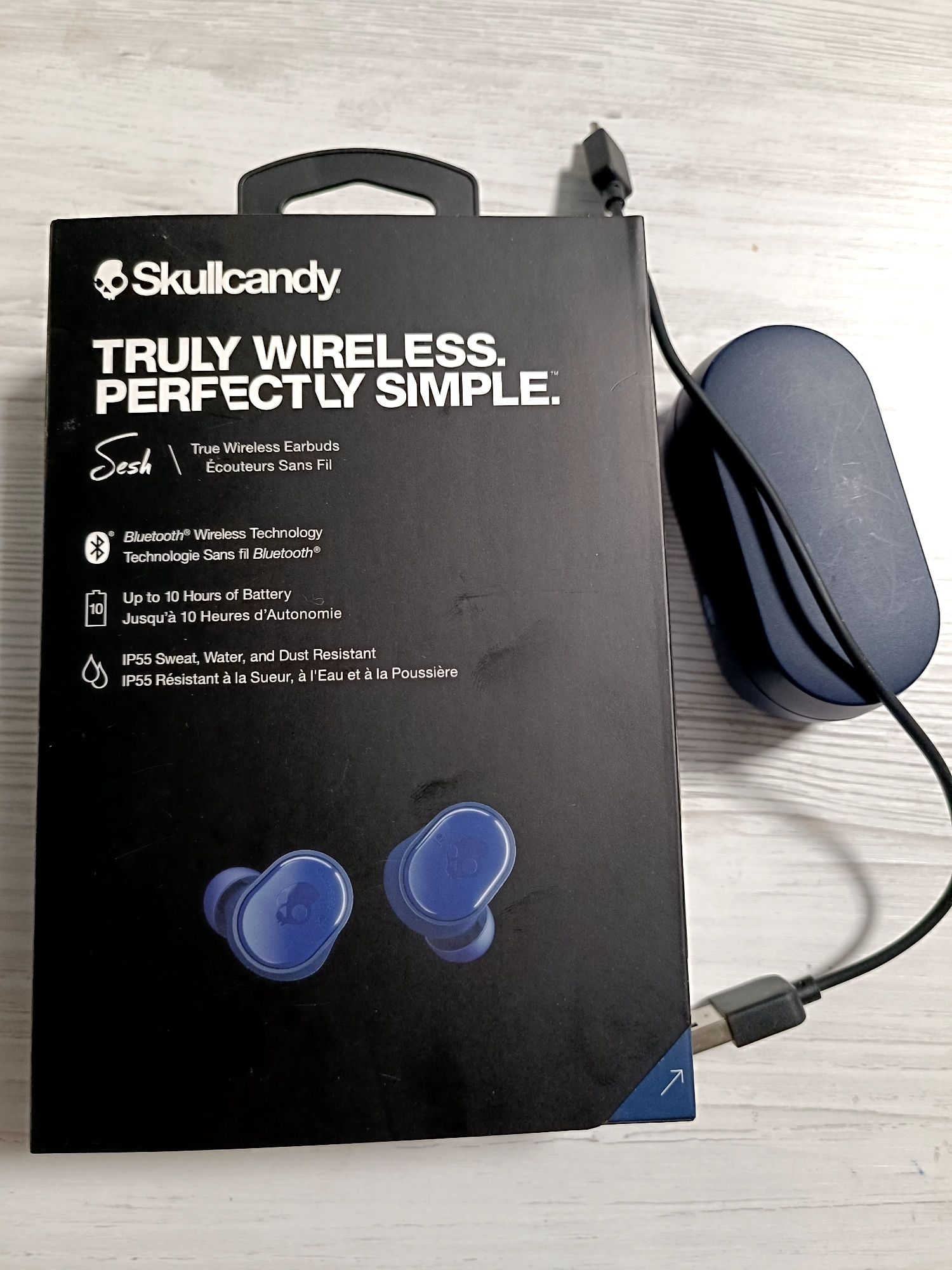 Навушники TWS SkullCandy Sesh True Wireless Indigo/Blue (S2TDW-M704)