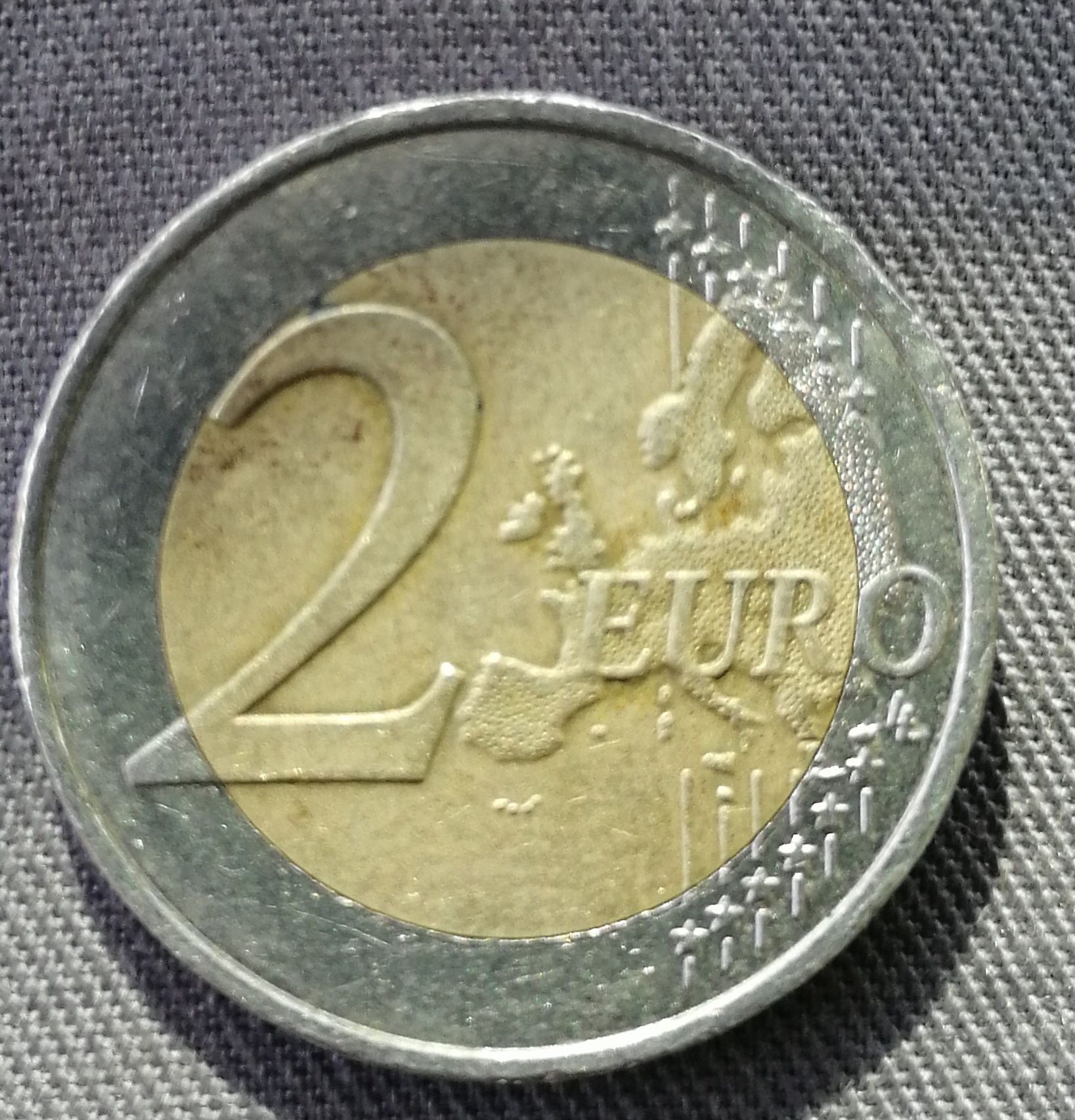 Moeda  2  euros.