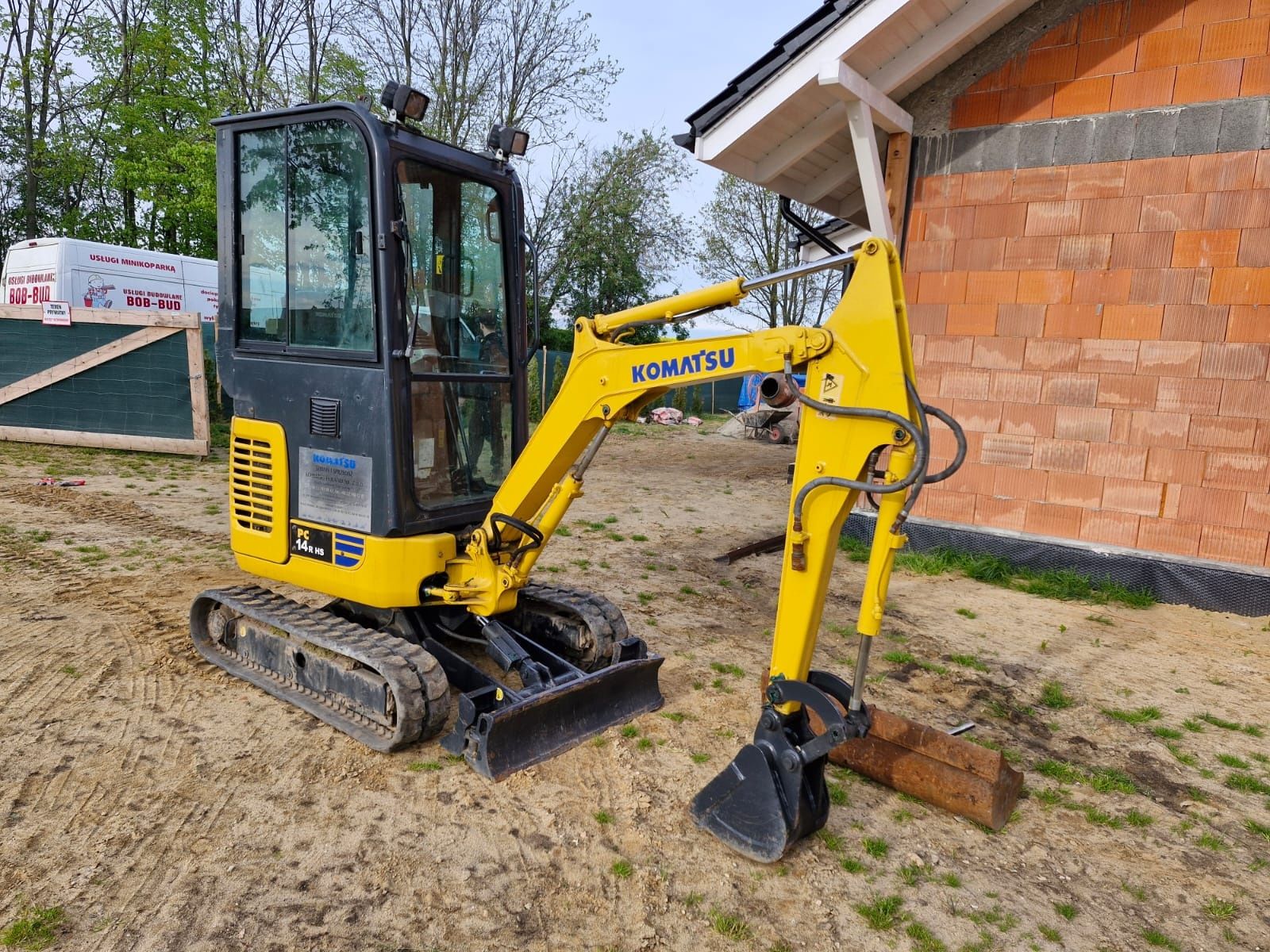 Minikoparka komatsu Pc 14 super stan 2012r