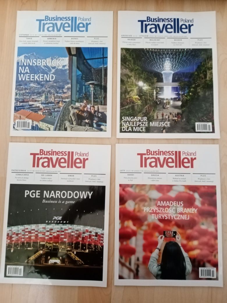 Gazety Business Traveller 4 szt + gratis