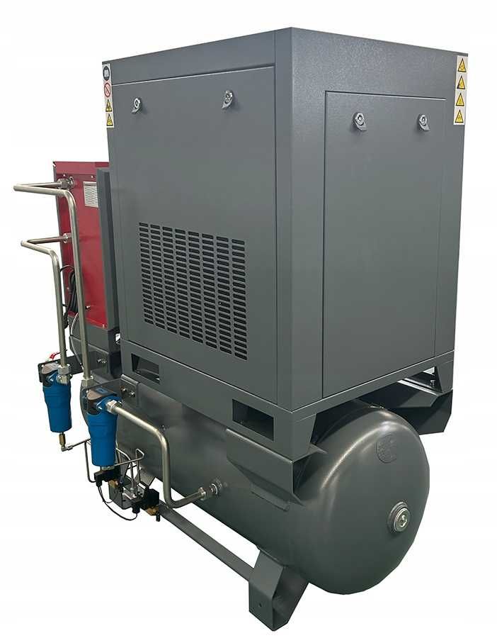 Kompresor śrubowy KKS 7,5/300 FD 850 l/min 5,5 KW Falownik Osuszacz