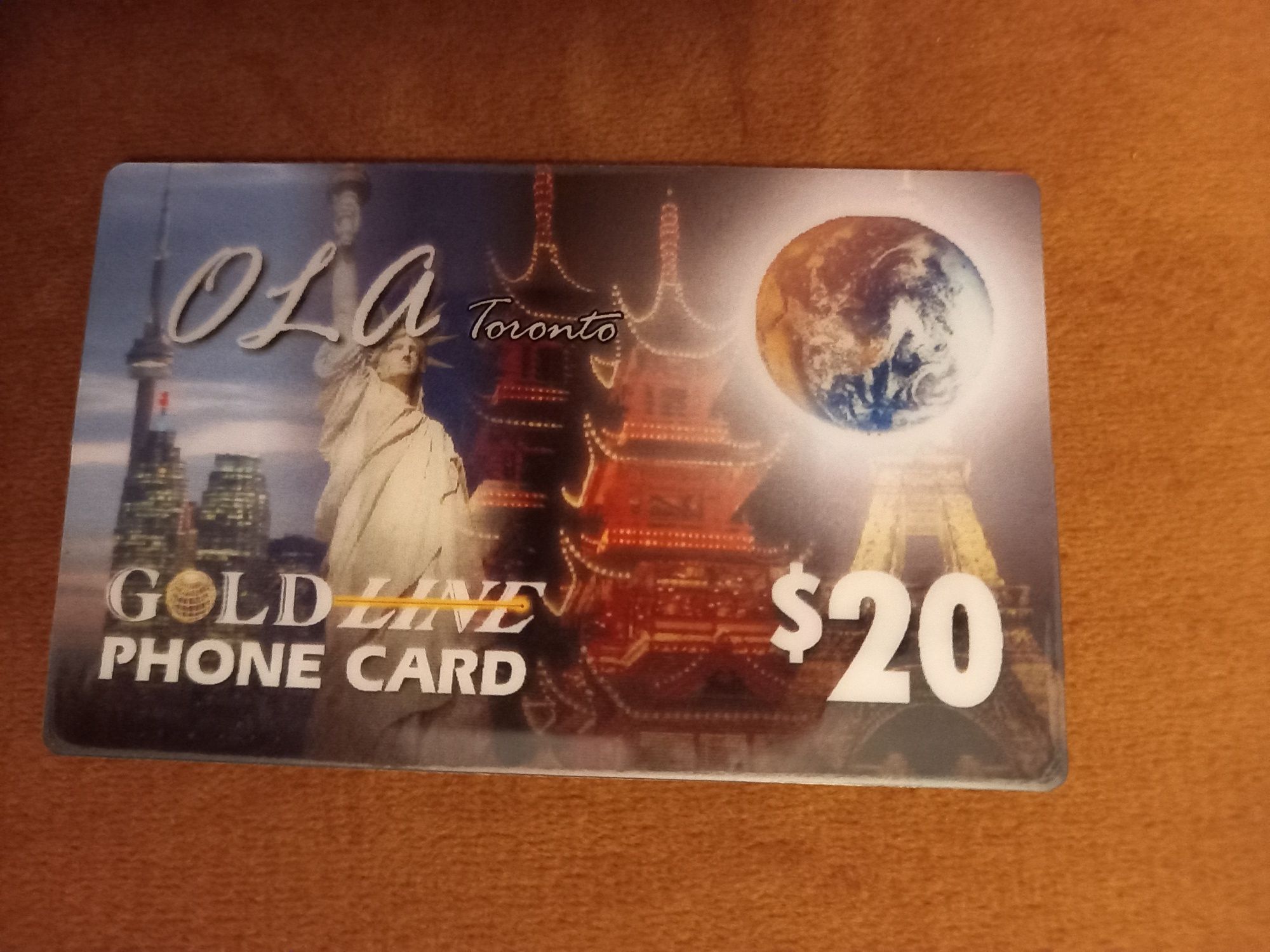 Karta prepaid 20 dolarów kolekcjonerska