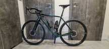 Rower Karbon Carbon Gravel Szosa KROSS Esker 8.0 GRX czar-zielony r. L
