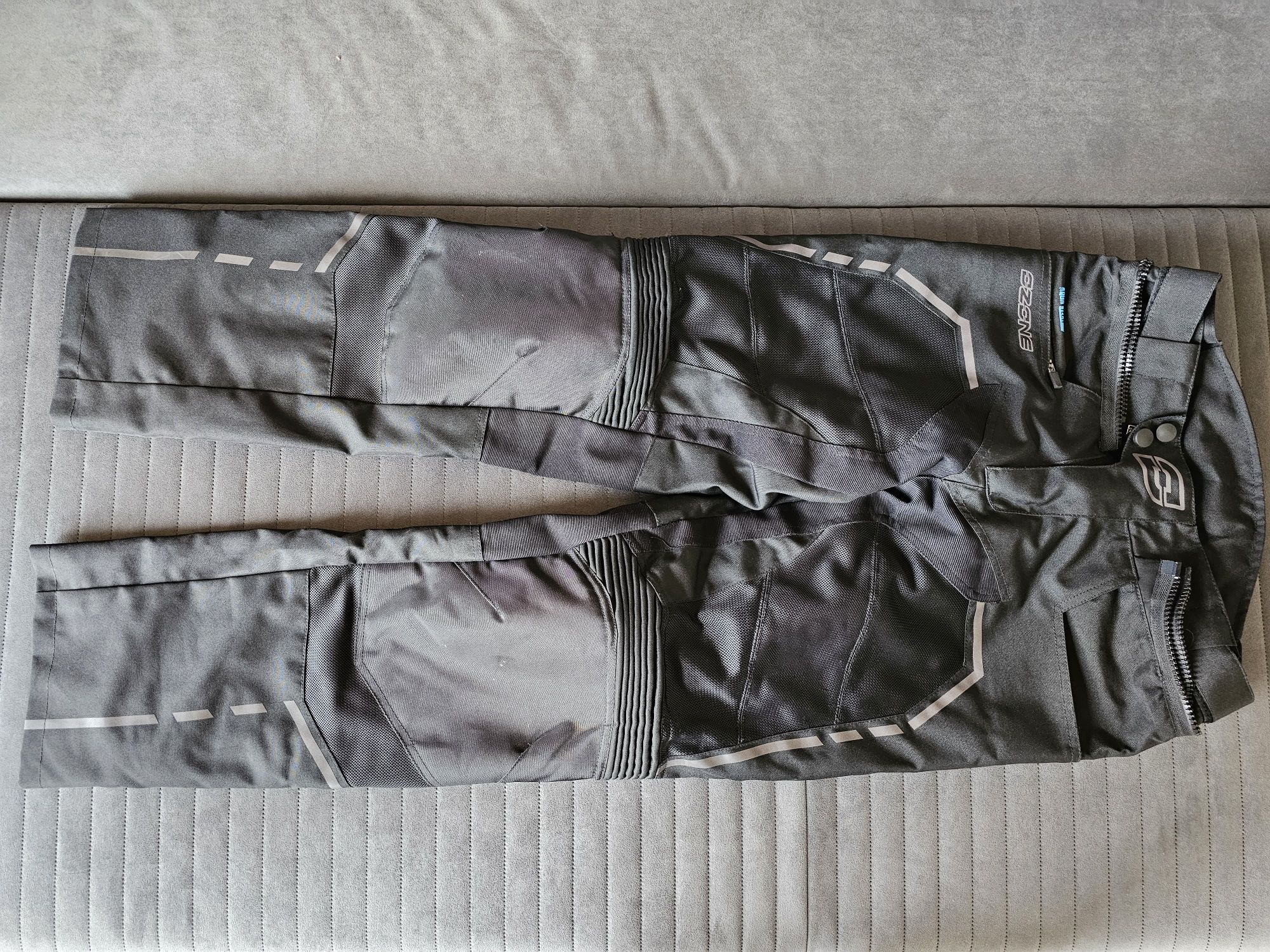 Spodnie tekstylne OZONE JET II ICE/BLACK czarny w rozmiarze S