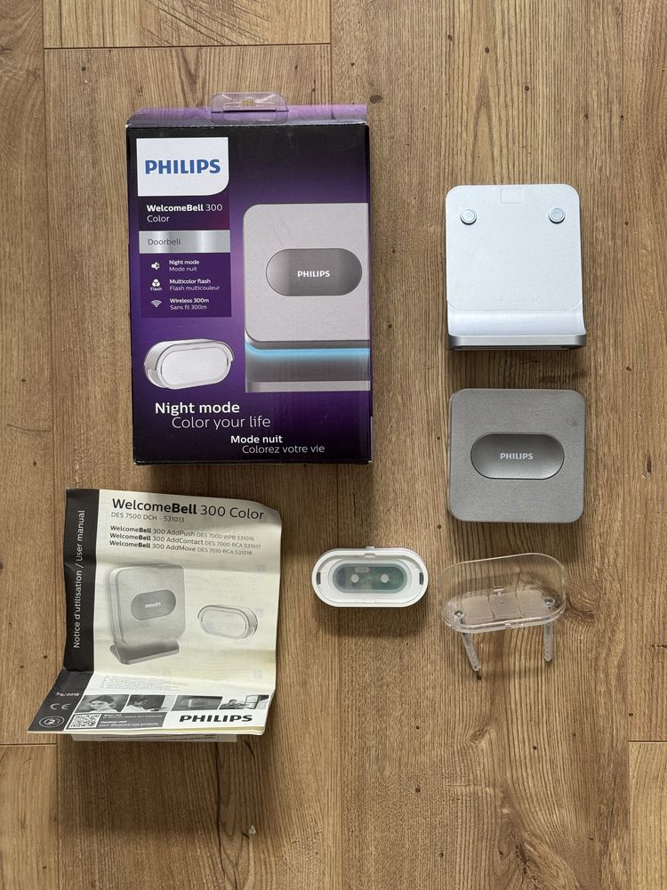 Dzwonek bezprzewodowy Philips welcomebell 300 color