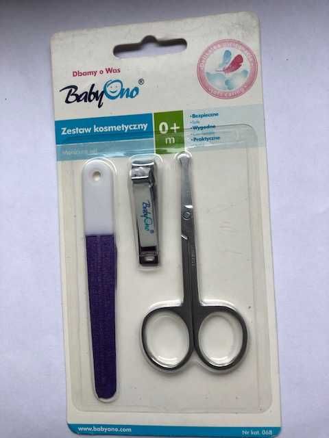 Pilniczek cążki i nożyczki zestaw kosmetyczny dla dzieci BabyOno