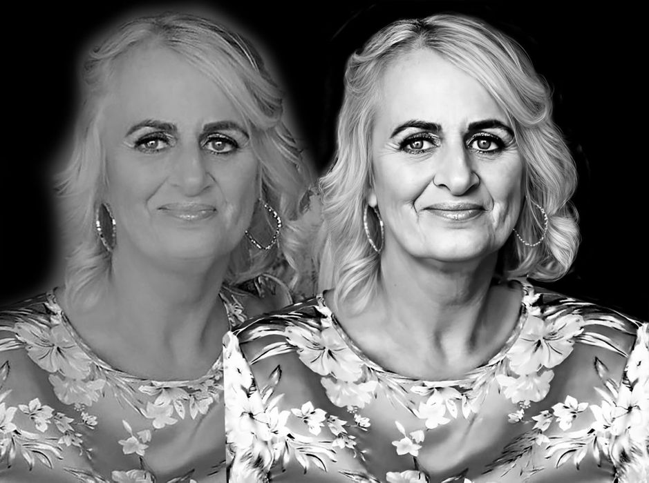 Складна ретуш портрета на памятник 350 грн