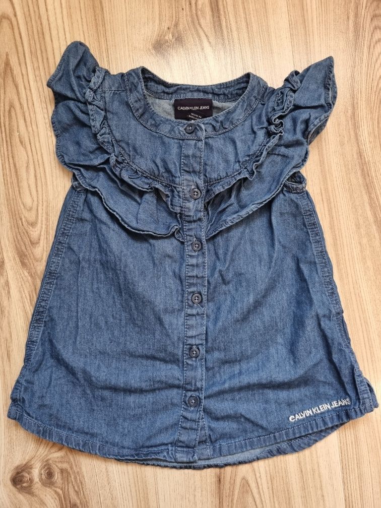 Sukienka tunika bluzeczka Calvin Klein jeans  18-24m