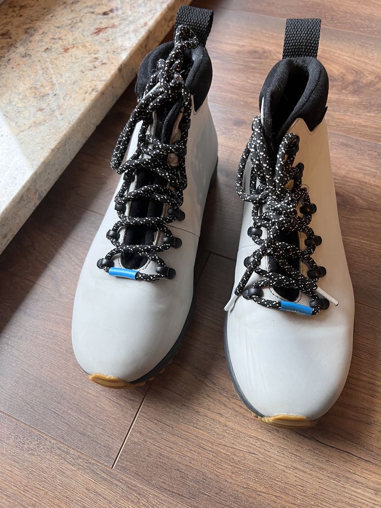 Buty Native za kostkę Zimowe Trapery Używane 38 Grey Wegańskie Eko