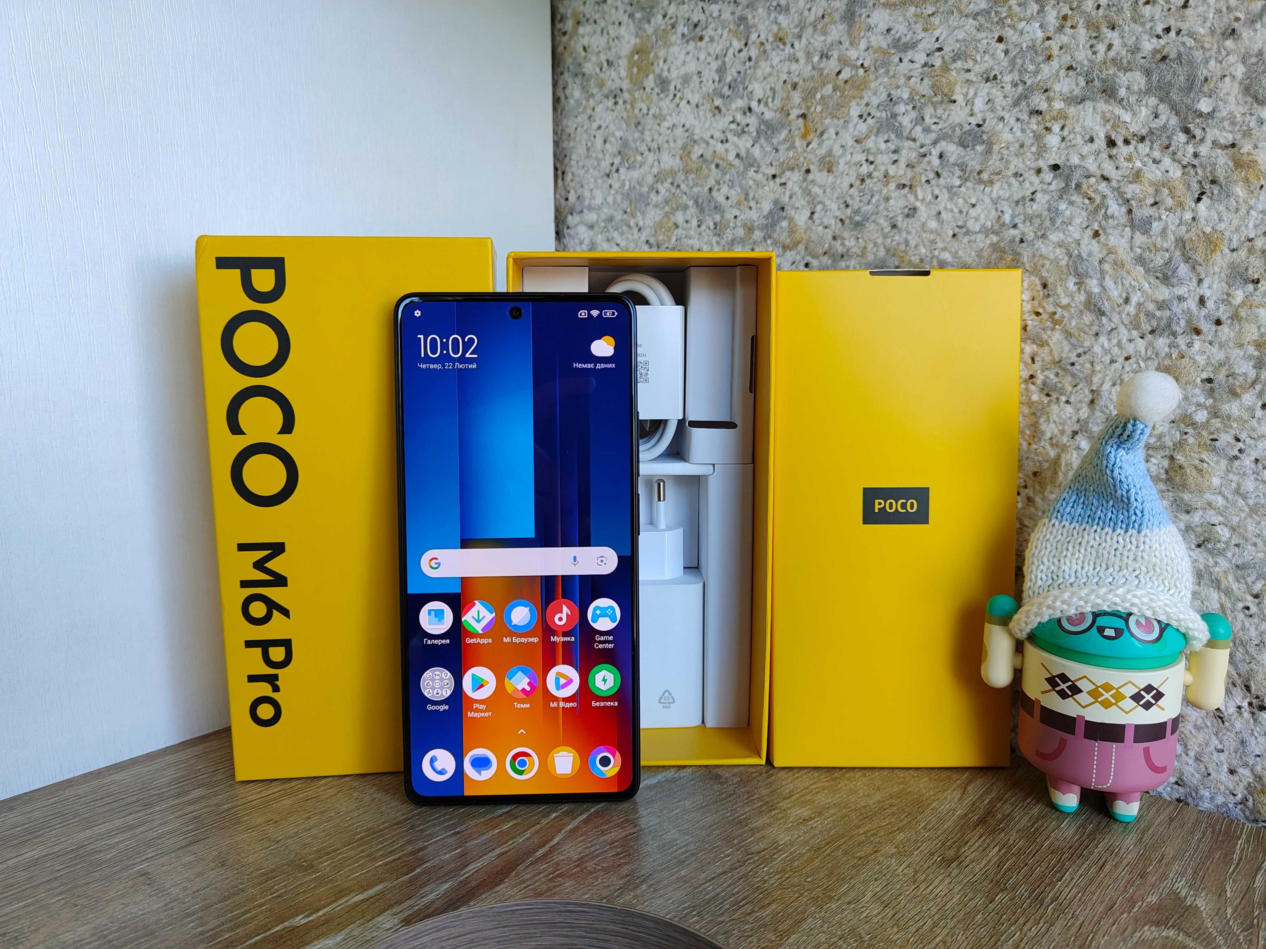 Poco M6 Pro 8/256ГБ, 6.67"Amoled 120Гц, 5000мАг 67вт, NFC, Новий смарт
