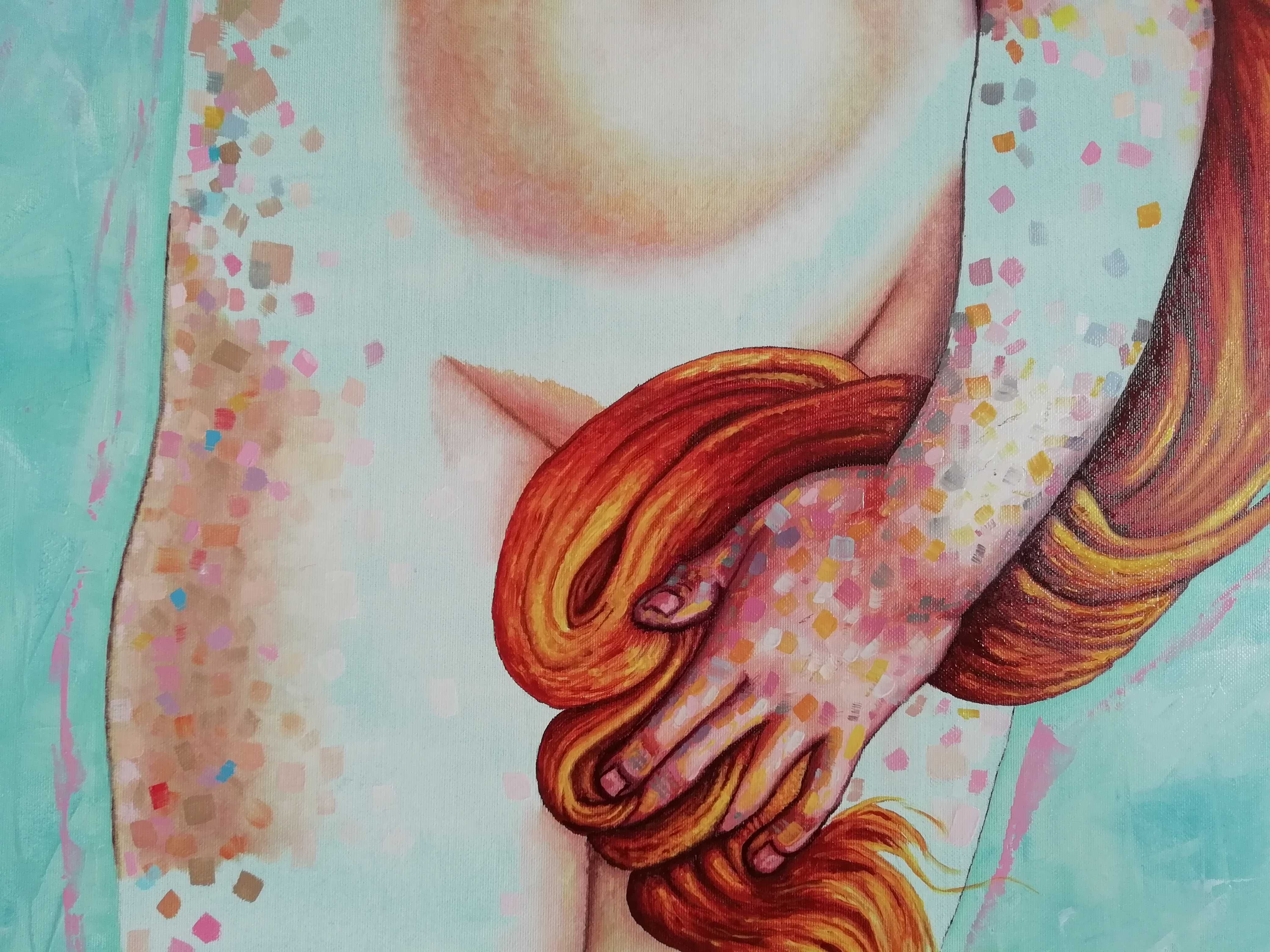 Quadro / Pintura a óleo sobre tela "Vénus"