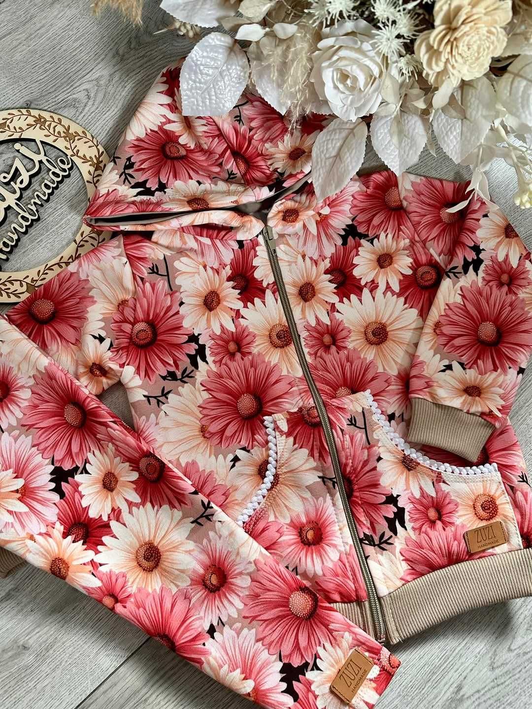 Bluza rozpinana dziewczęca, 98, 104, 110, 116, 122