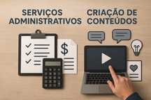 Serviços Administrativos e Criação de Conteúdos