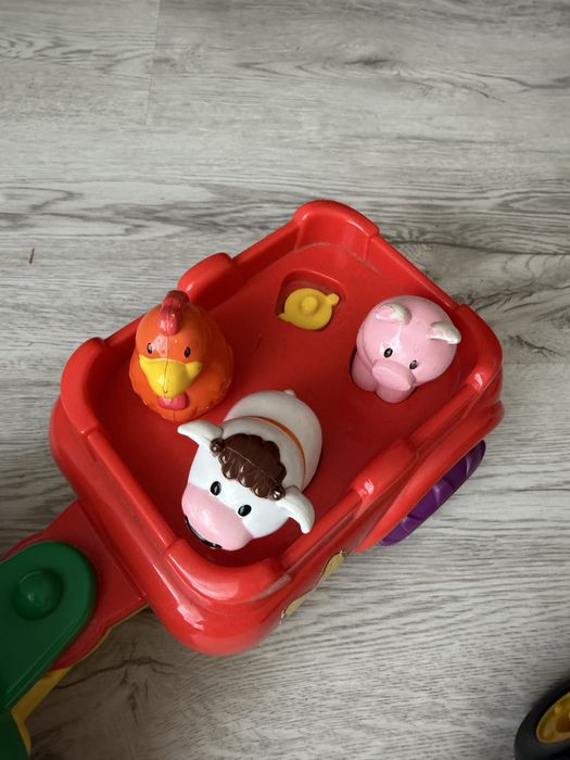 Zestaw pojazdów dla chłopca traktor koparka walec