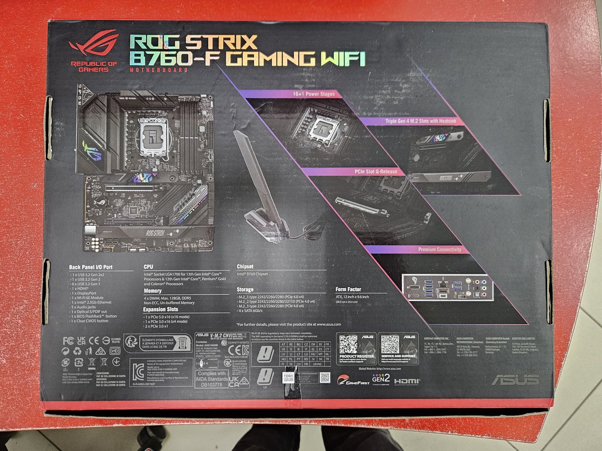 Материнська плата ASUS ROG STRIX B760-F GAMING WIFI