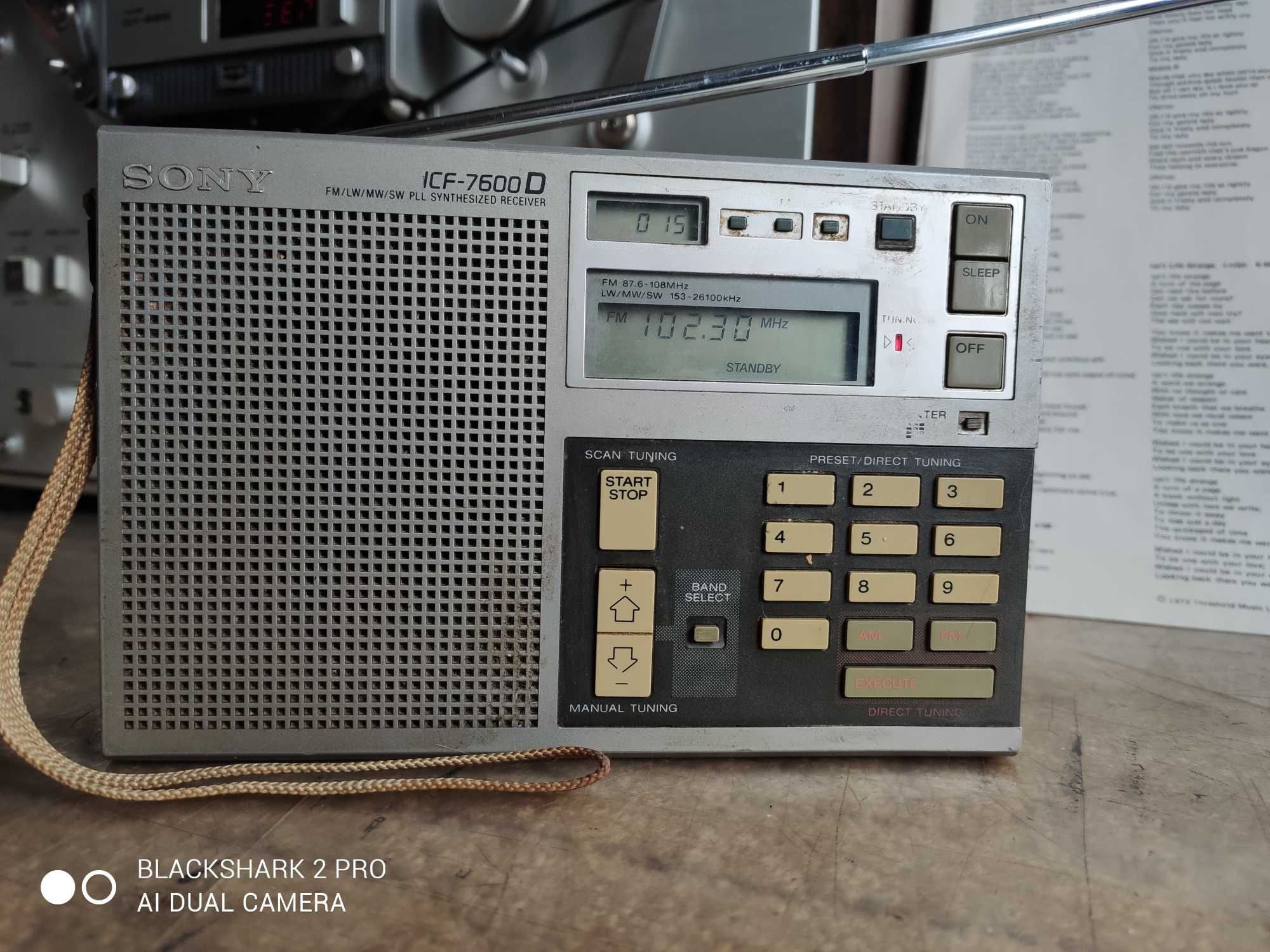 radioodbiornik globalny Sony ICF-7600D
