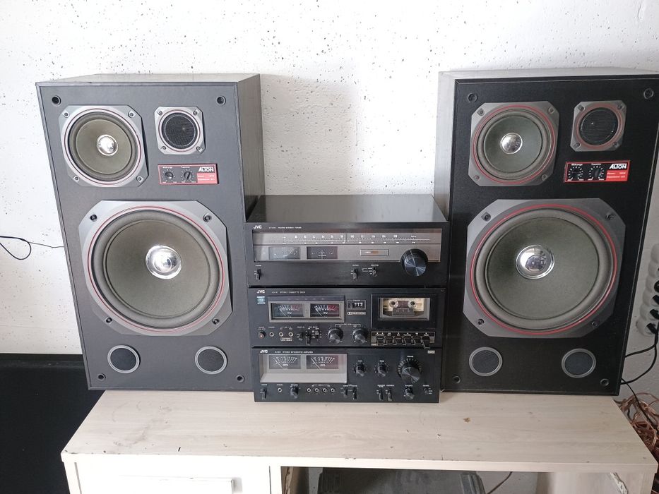 Zestaw JVC plus kolumny alton 110