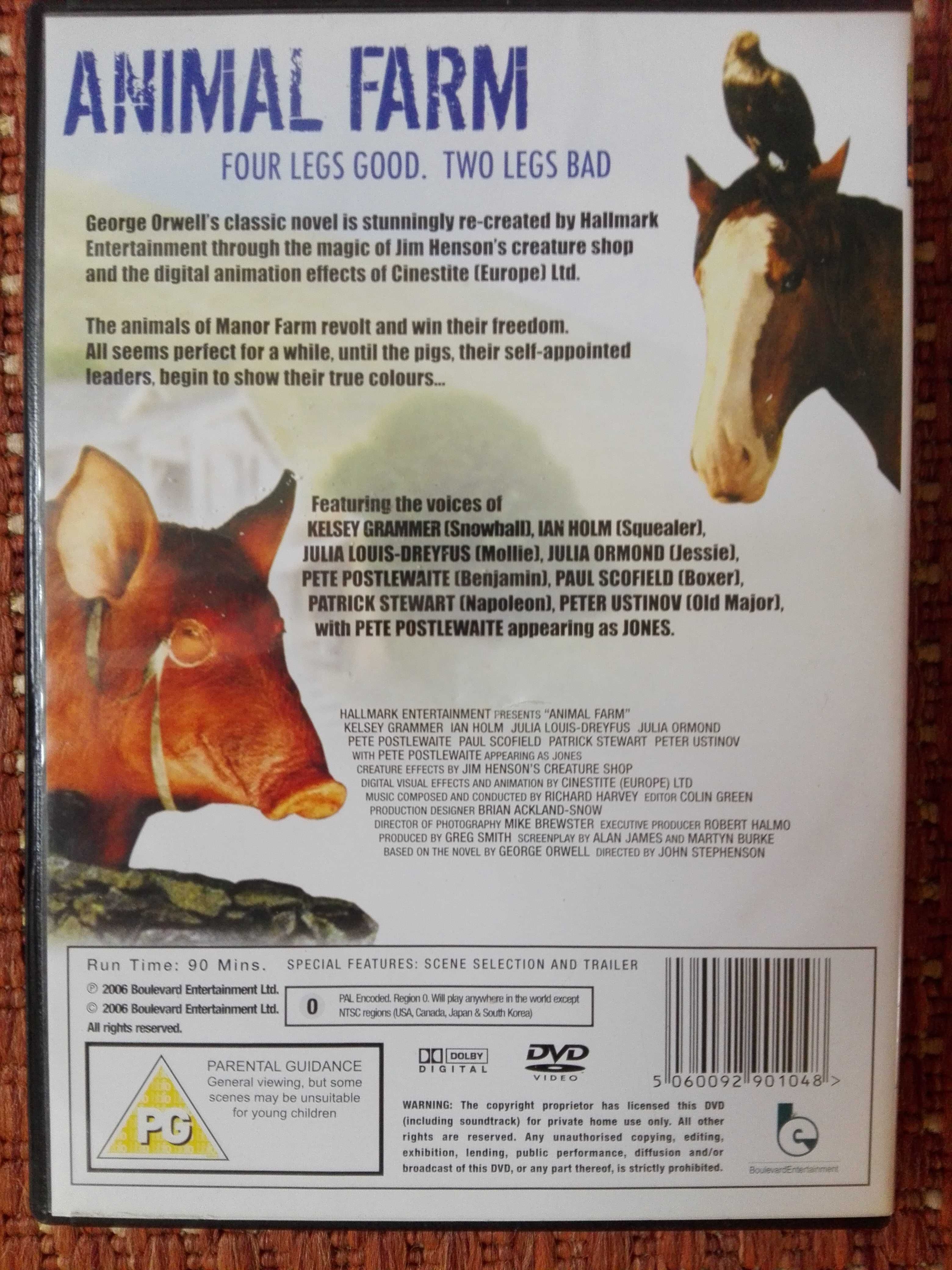 Animal Farm - George Orwell - DVD po angielsku