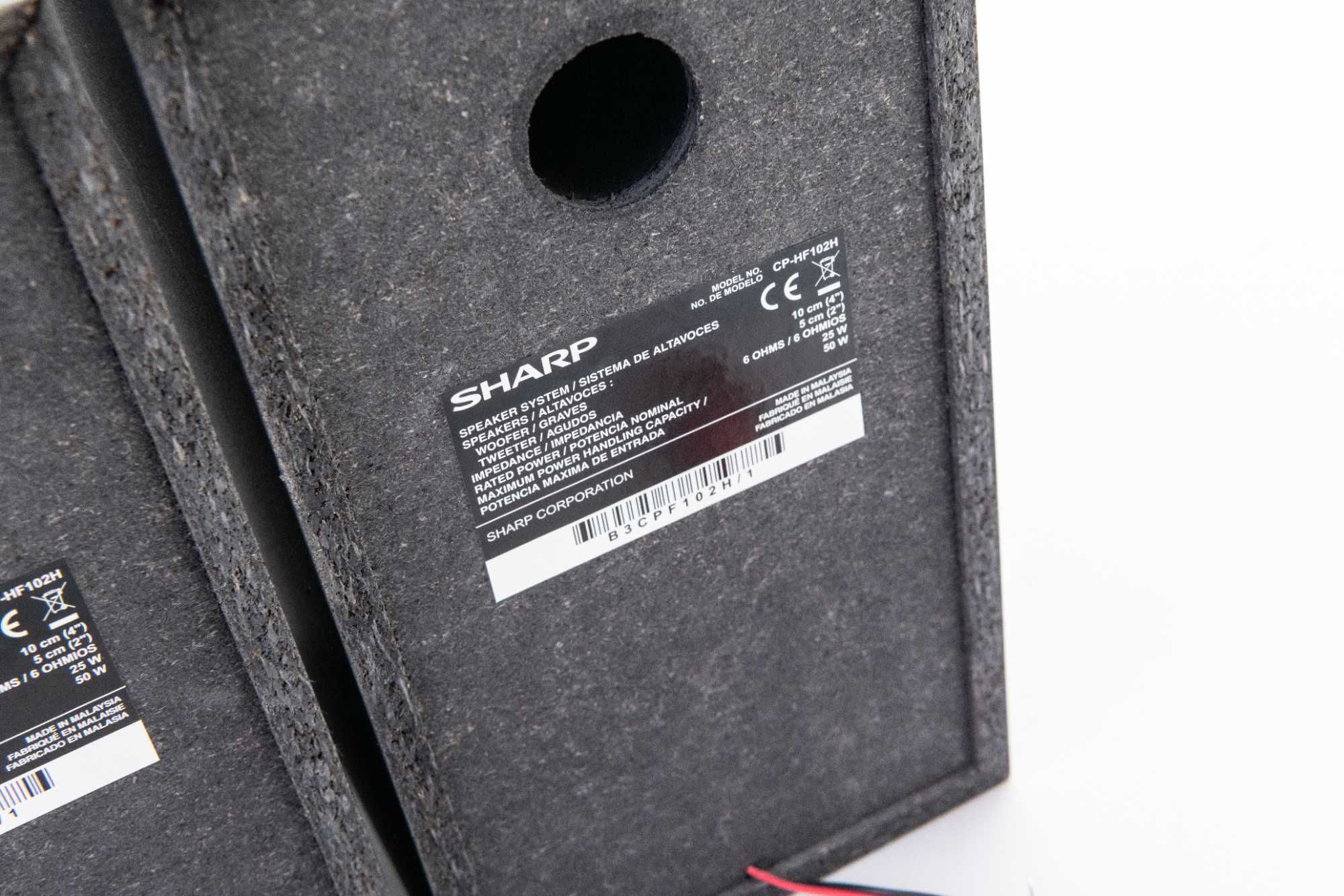 Retro głośniki kolumny Sharp CP-HF102H
