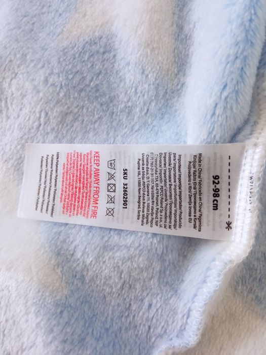 Szlafrok uniwersalny 2-3 latka