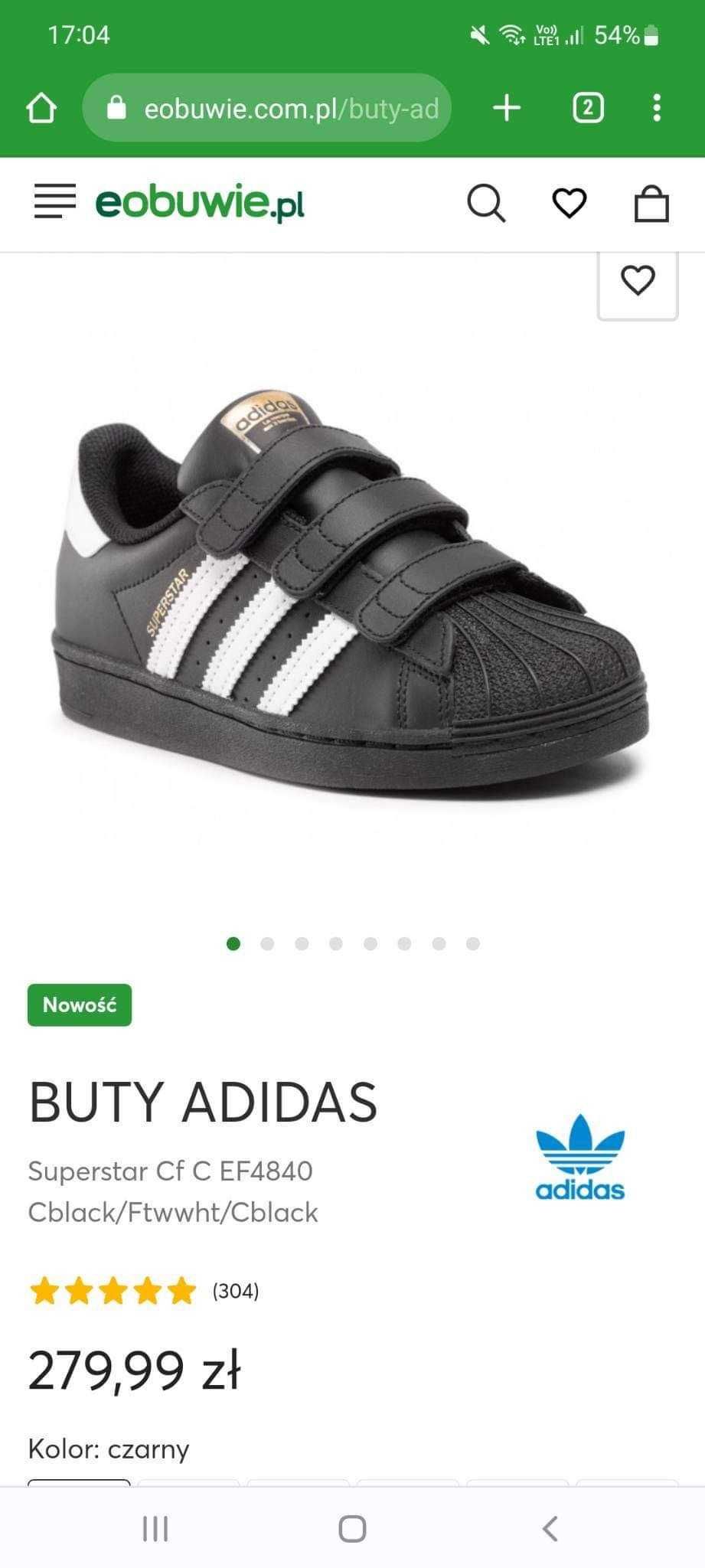 ADIDAS SUPERSTAR plus zabawka i ubranka gratis