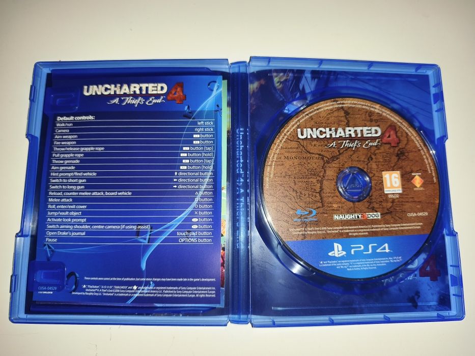 Gra Ps4 Uncharted 4  Kres Złodzieja PL gry PlayStation 4 Crash Mafia