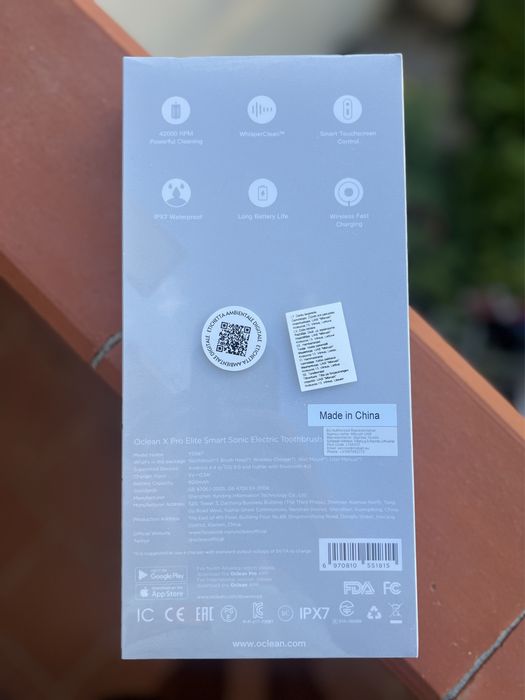 Oclean X Pro Elite Elite Smart Sonic Electric Toothbrush
