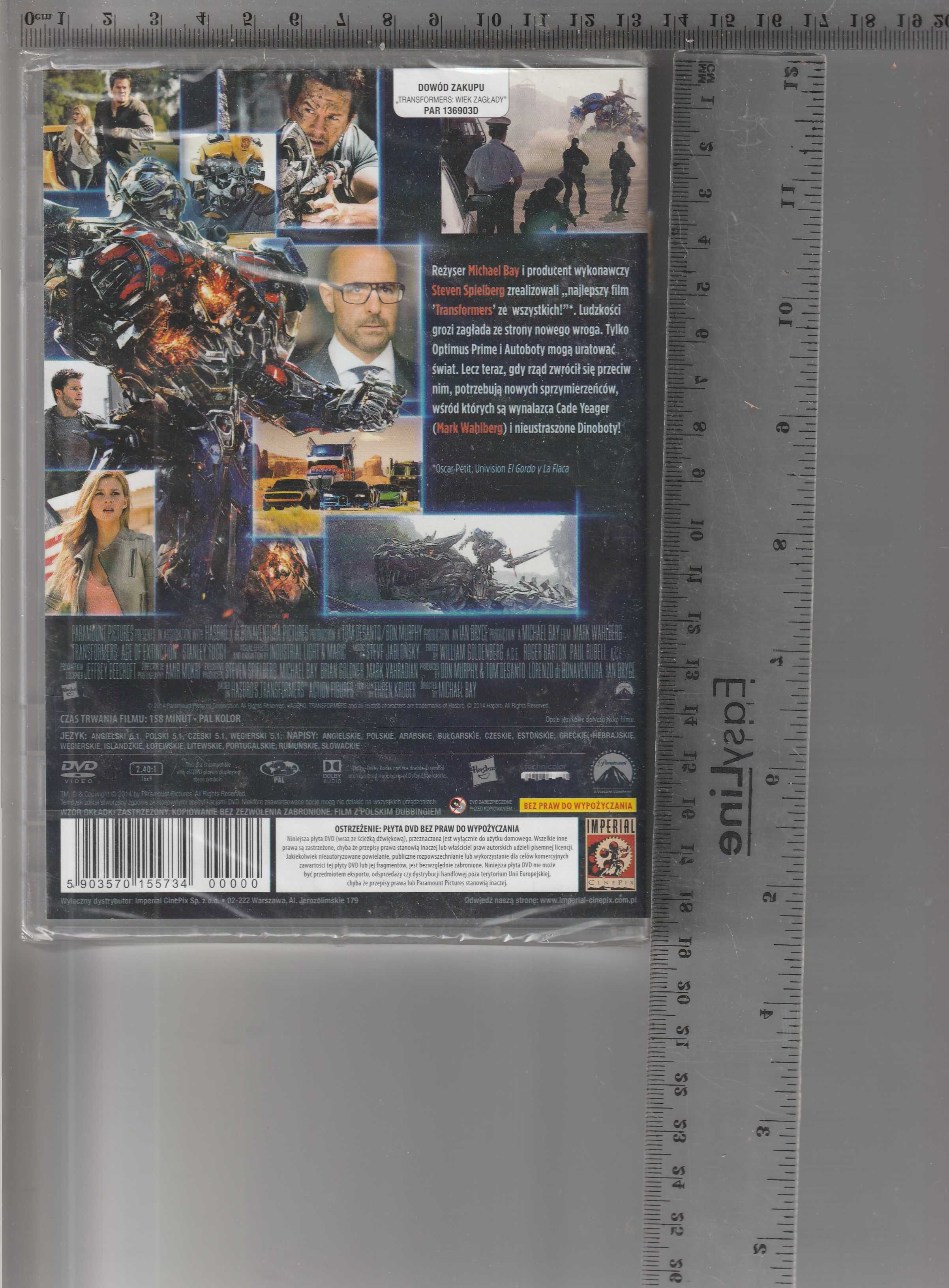 Transformers 4  Wiek zagłady  DVD