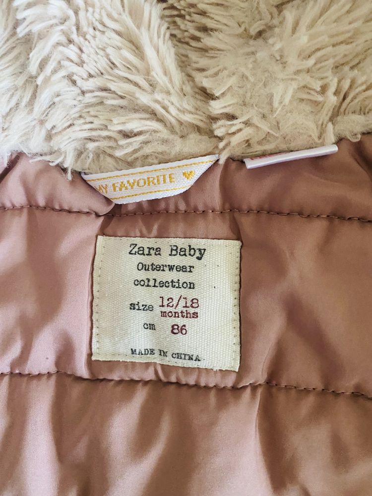 Куртка Парка Zara 86 рост на девочку