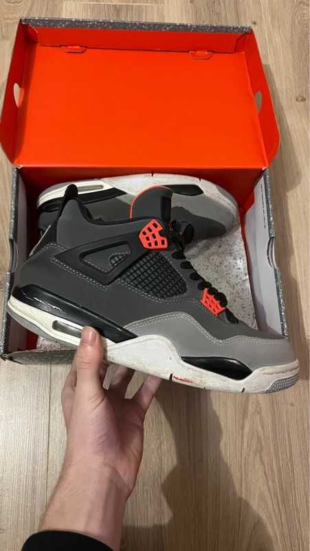 Nowy dostawa Jordan 4 Retro Infrared R.39