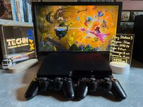 PlayStation 3 PS3 4 Slim 500gb ПС3 плойка c играми 2 джойстика детям
