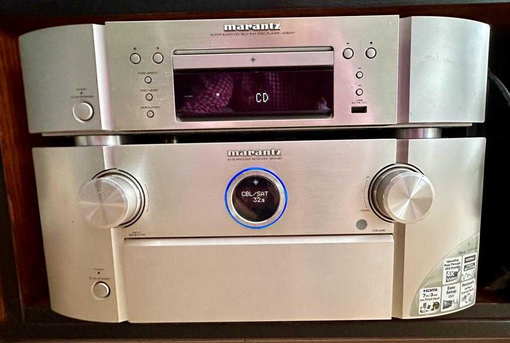 MARANTZ - odtwarzacz i amplituner (komplet), dwa piloty