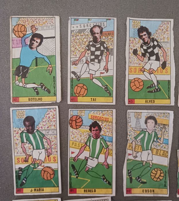 Lote 41 cromos Caramelos Ball Stars 1975-76