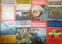 Horyzonty techniki 8 sztuk czasopisma z 1973 roku