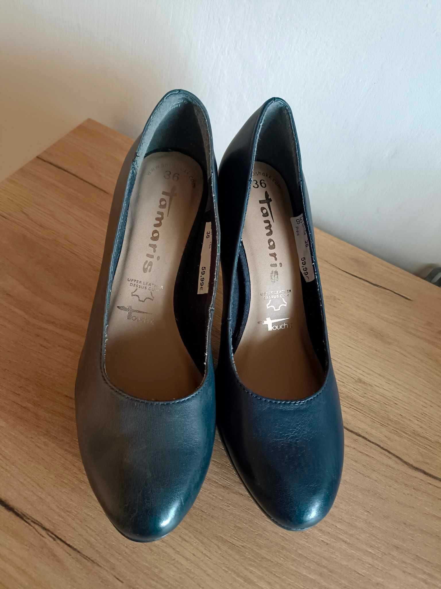 Tamaris roz 36 Nowe damskie buty obcas, czułenka