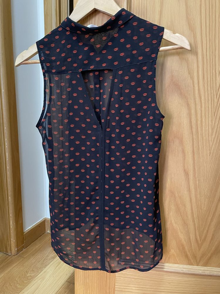 Camisa de festa preta