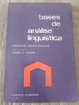Bases  de análise linguística - livro