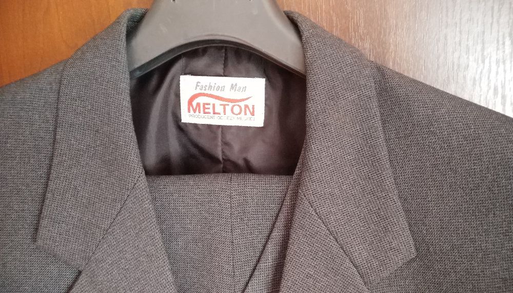 Garnitur Melton 176/100 XL komplet spodnie kamizelka