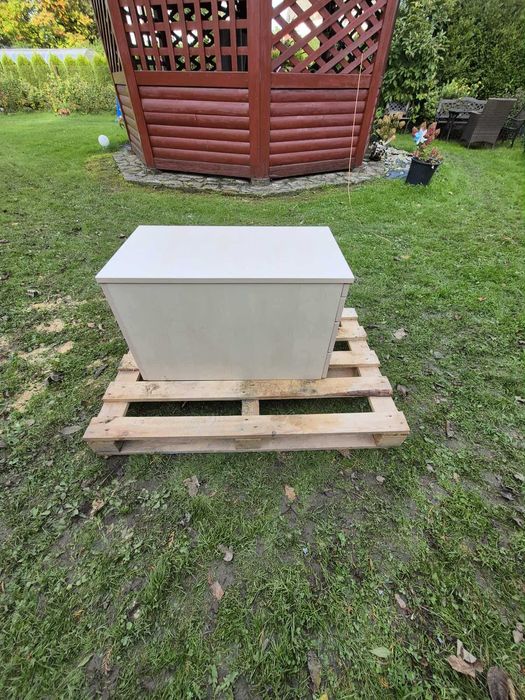 Szafka kontenerek pod biurko na kółkach 68x49x43 cm biała-OKAZJA!!!