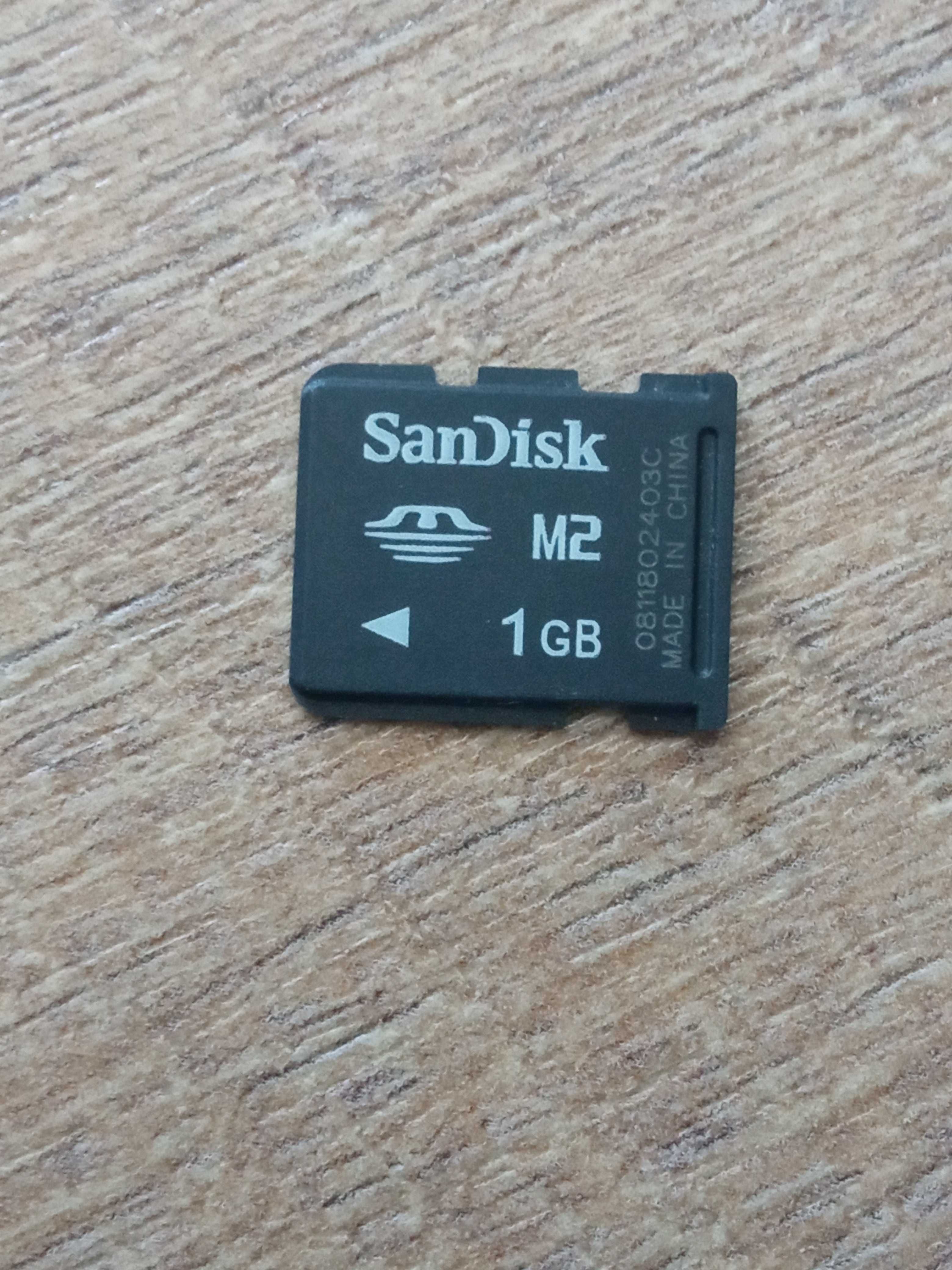 Картка пам'яті 2шт. Sony Memory Stick Micro (M2) 512Mb 1GB