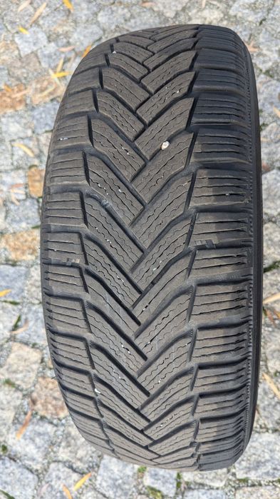 4x 205/55 R16 zimowe Michelin Alpin 6 – używane, komplet, Wrocław