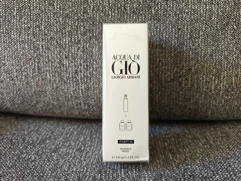 Giorgio Armani ACQUA DI GIO PARFUM 150ml nowy oryginalny refill folia!