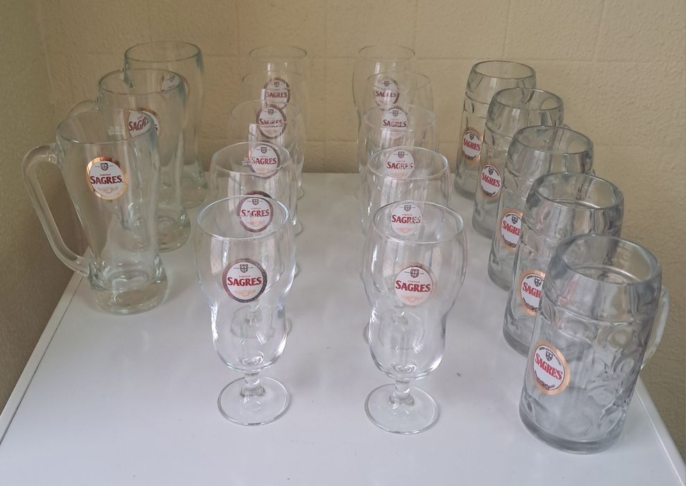 Canecas e copos Cerveja Sagres