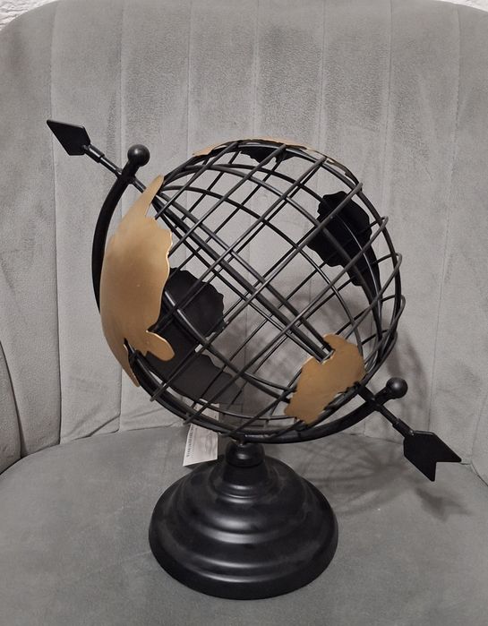 Nowa ozdoba metalowy globus