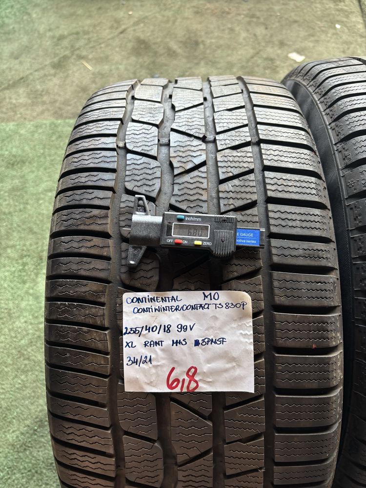 2x 255/40R18 99V Continental CONTIWINTERCONTACT TS830P opona zimowa