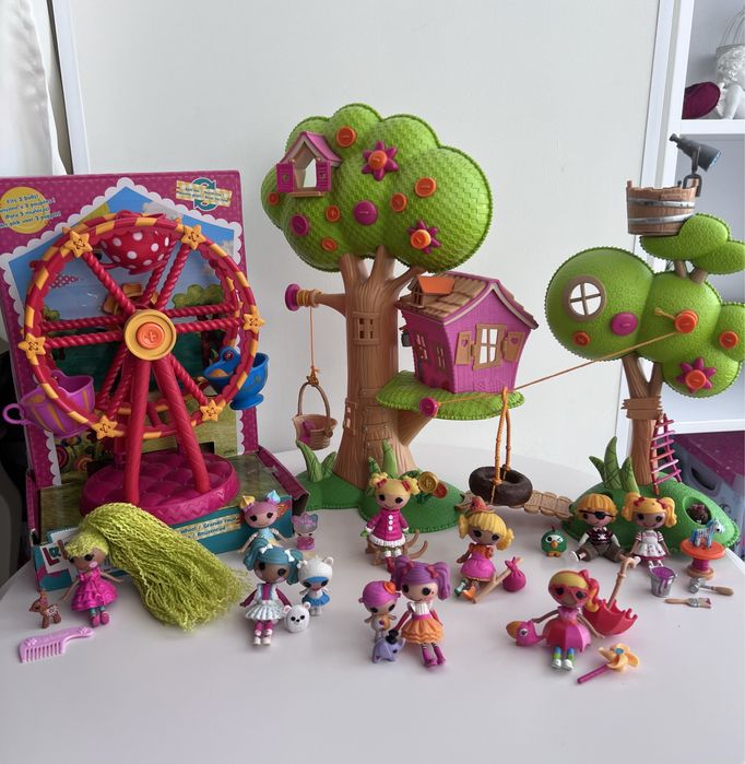 Лалалупси lalaloopsy большые/маленькие, карусель, дом на дереве