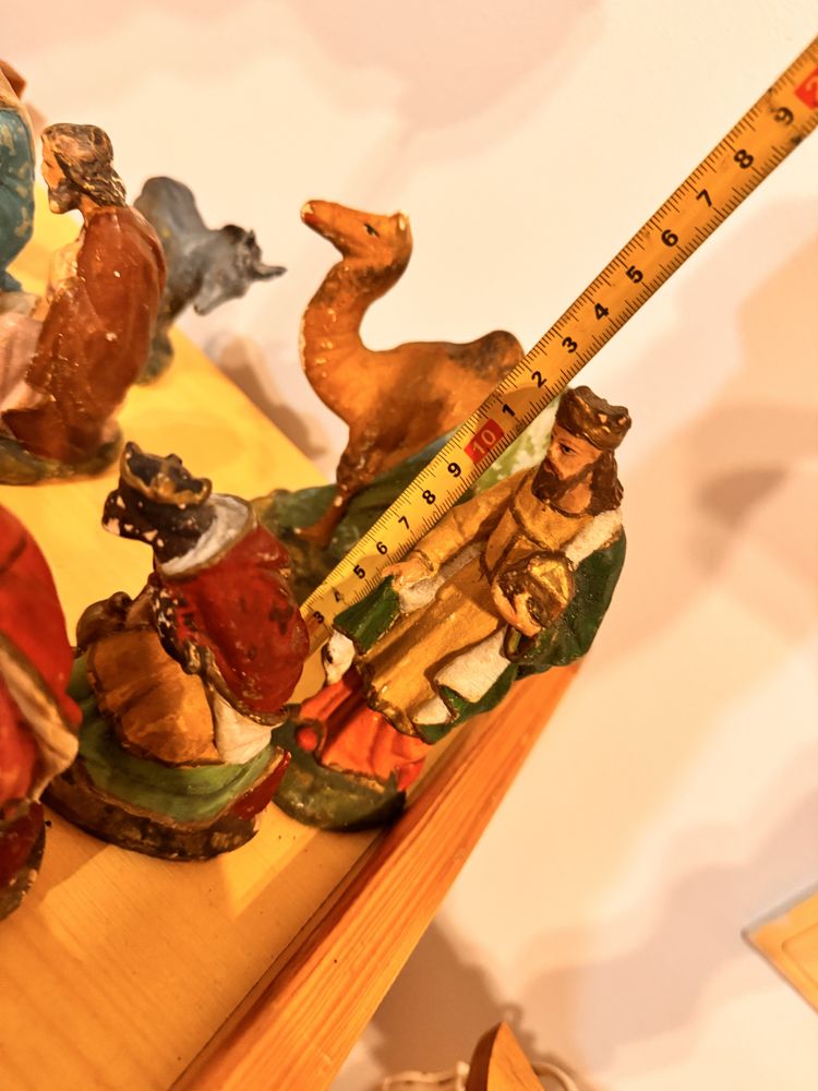 figurki do szopki stajenka przedwojenne maryja jozef antyk