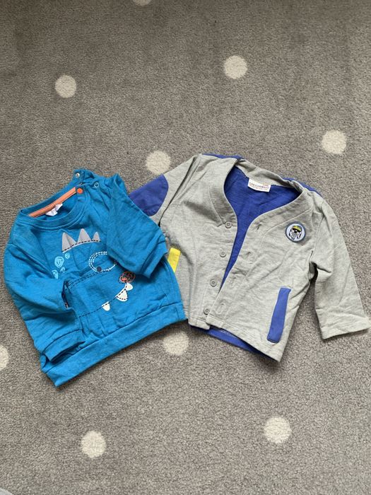 2 bluzy dla niemowlaka r 74