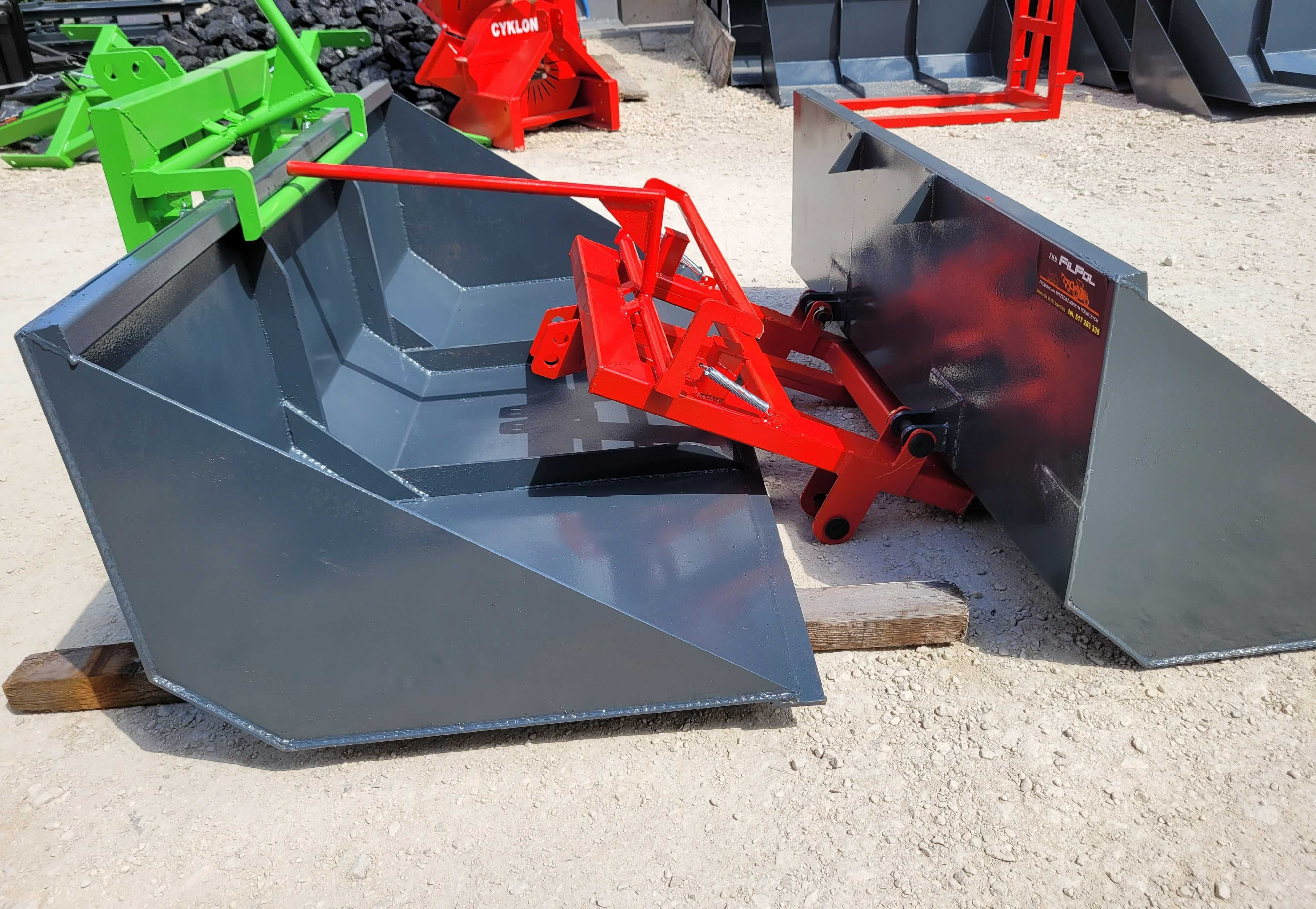 możliwa hydraulika szufla łycha łyżka do ciągnika na tył z kiprem NOWE
